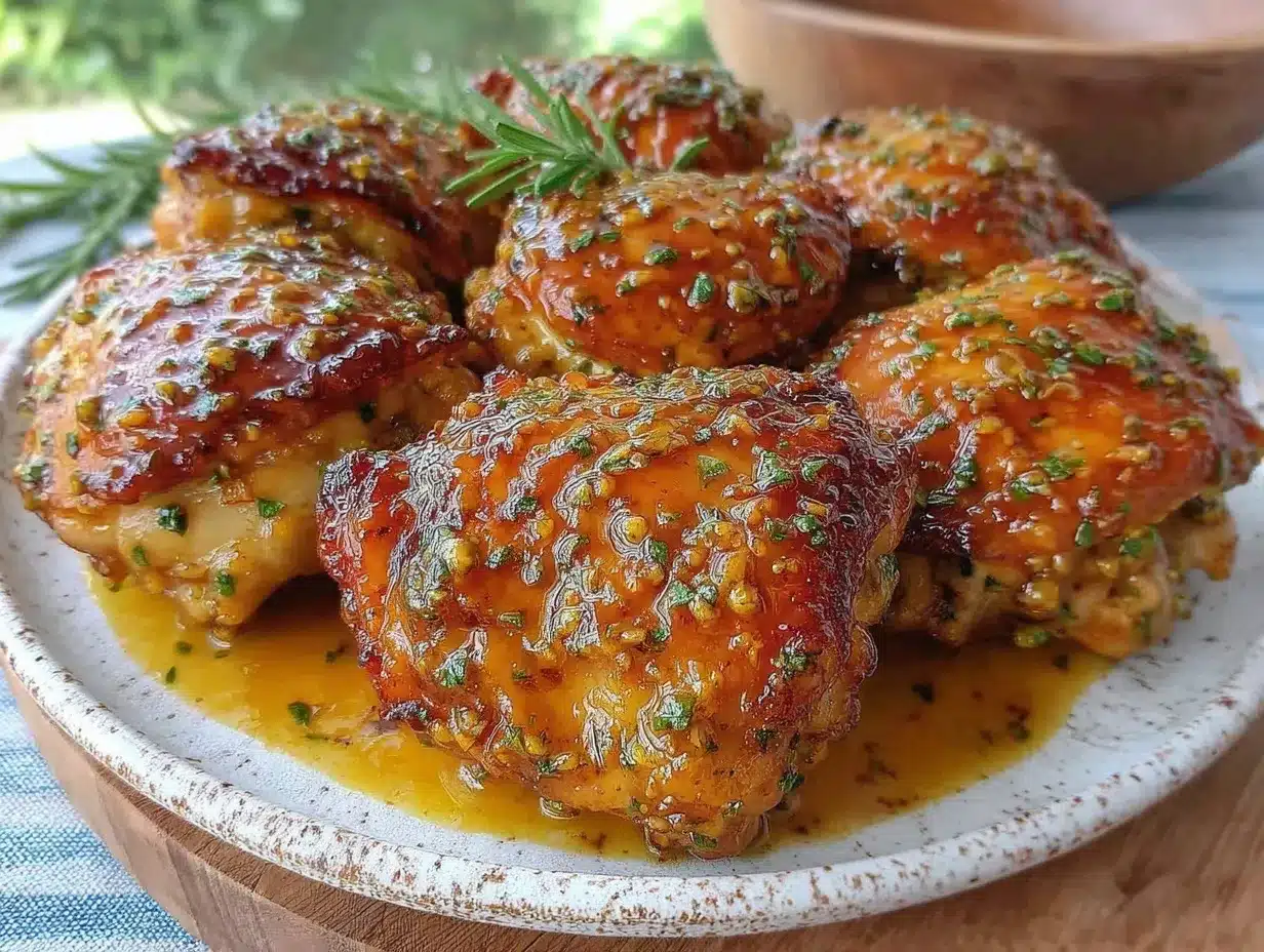 honey mustard baked chicken thighs preparation steps