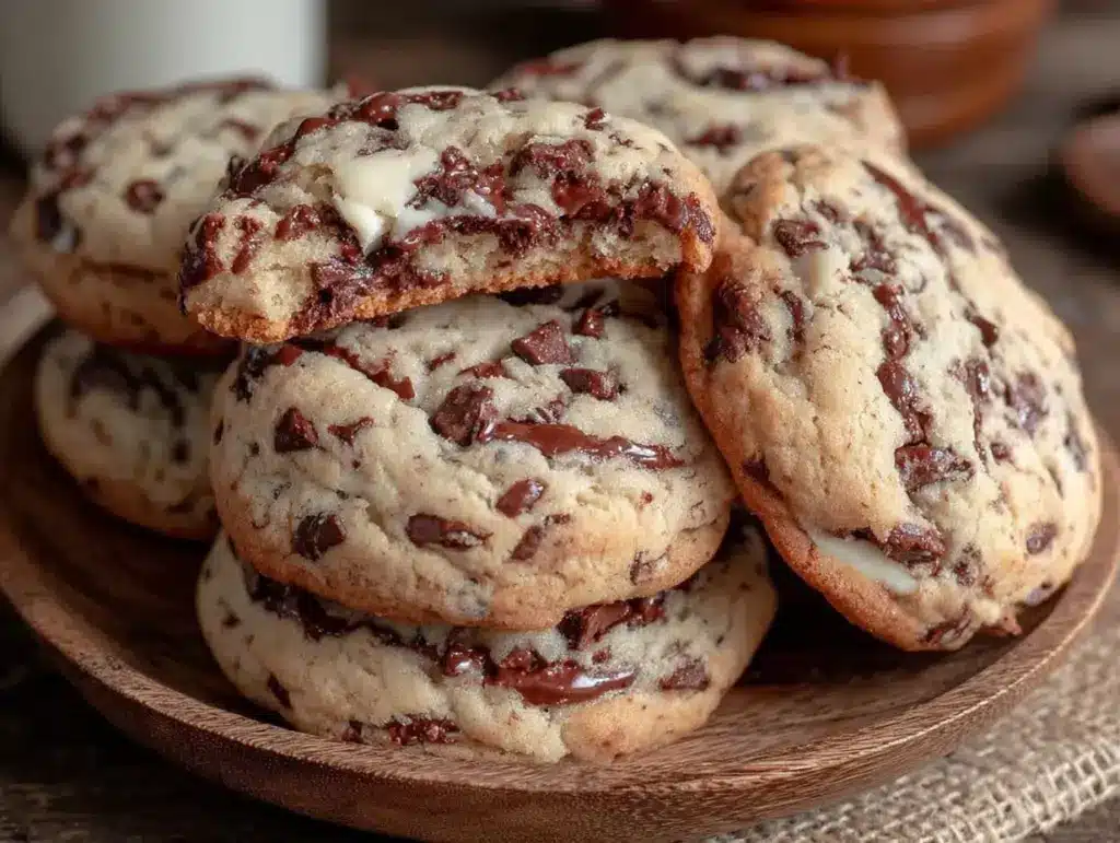 Irish Cream Chocolate Chip Cookies - featured image