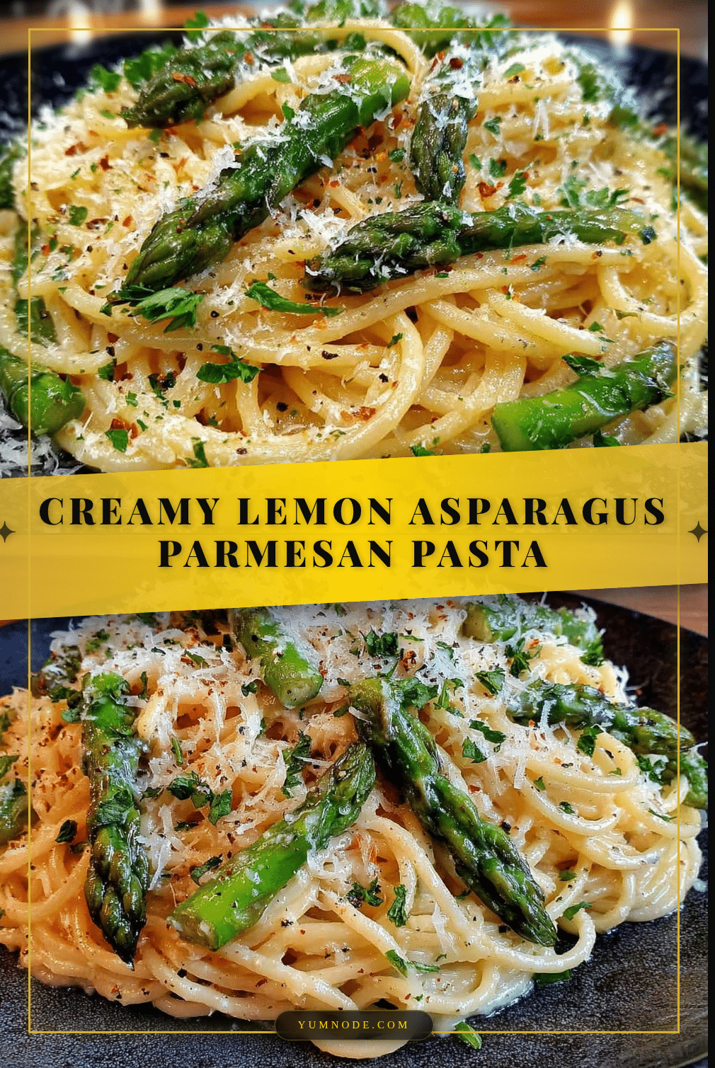 lemon asparagus pasta recipe