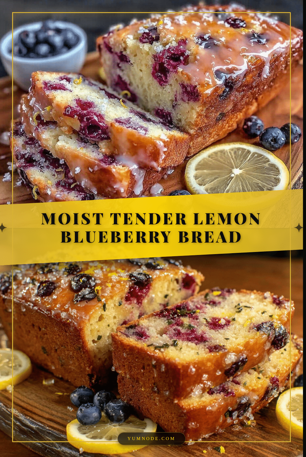 lemon blueberry bread recipe