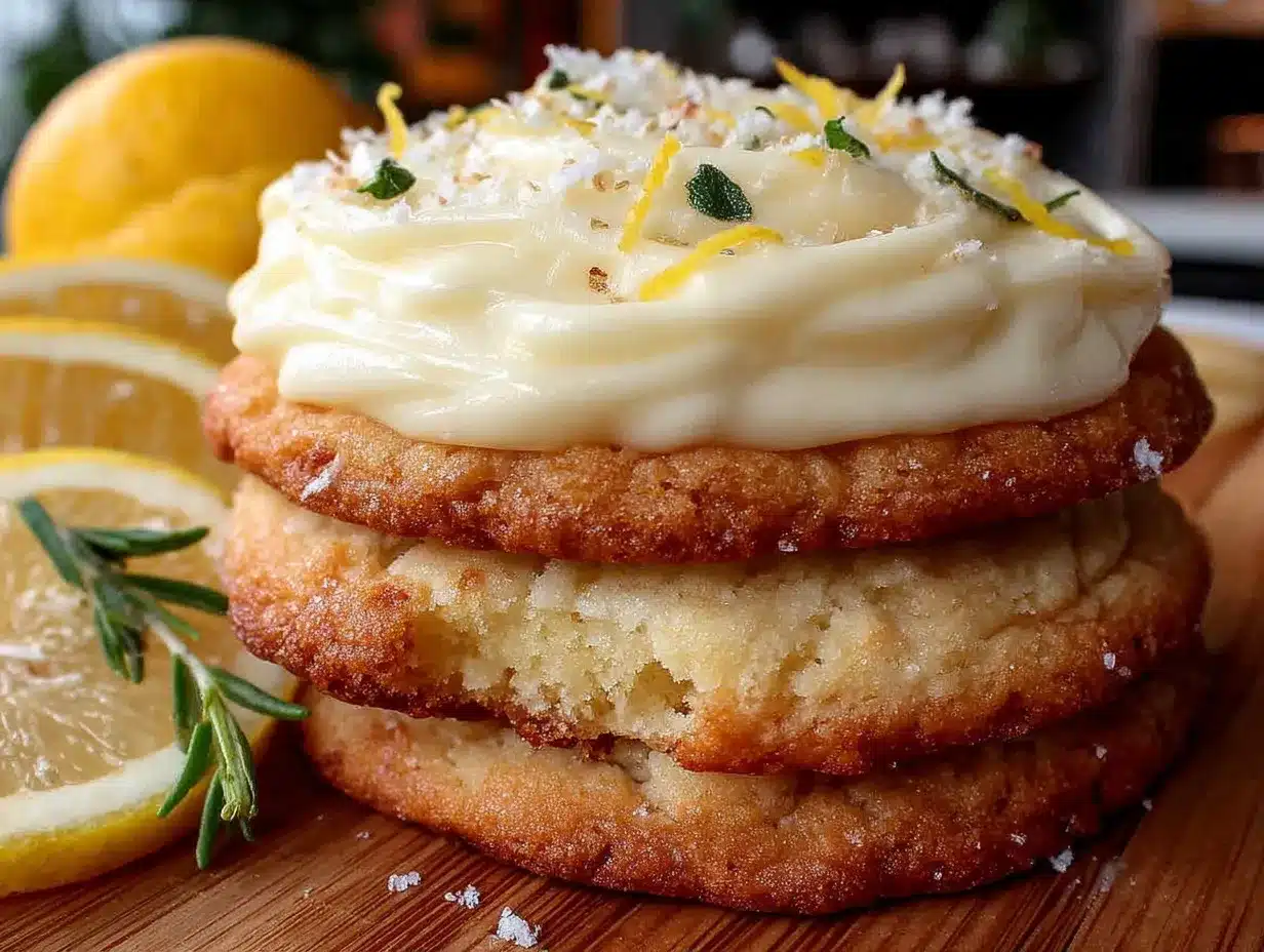 lemon cream cheese frosted sugar cookies preparation steps