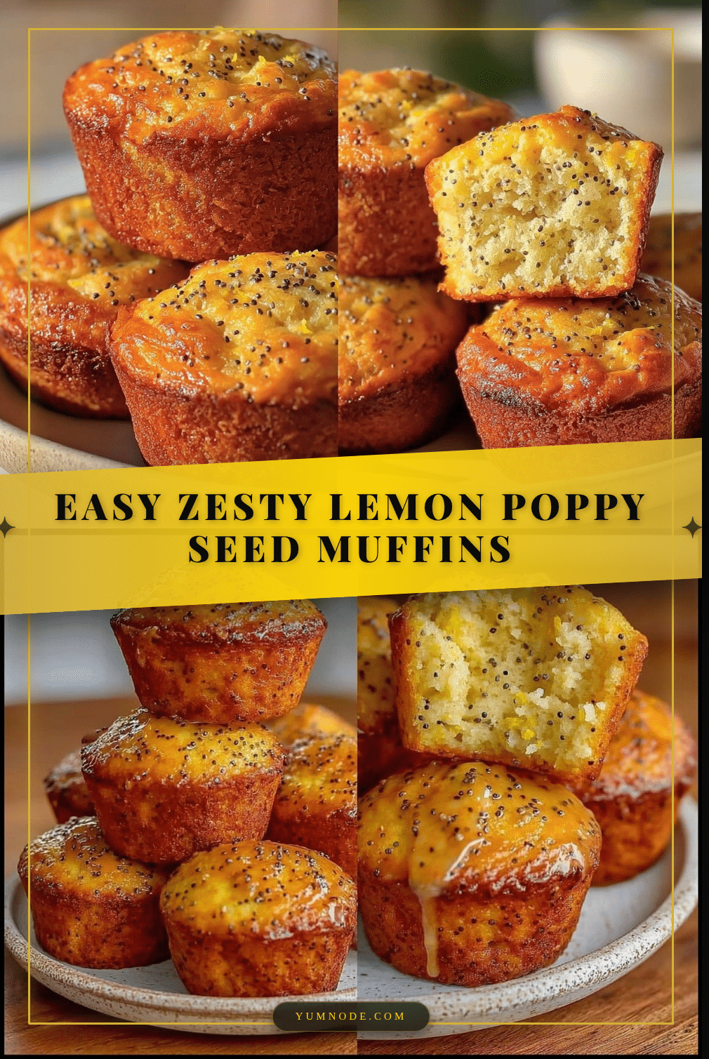 lemon poppy seed muffins recipe