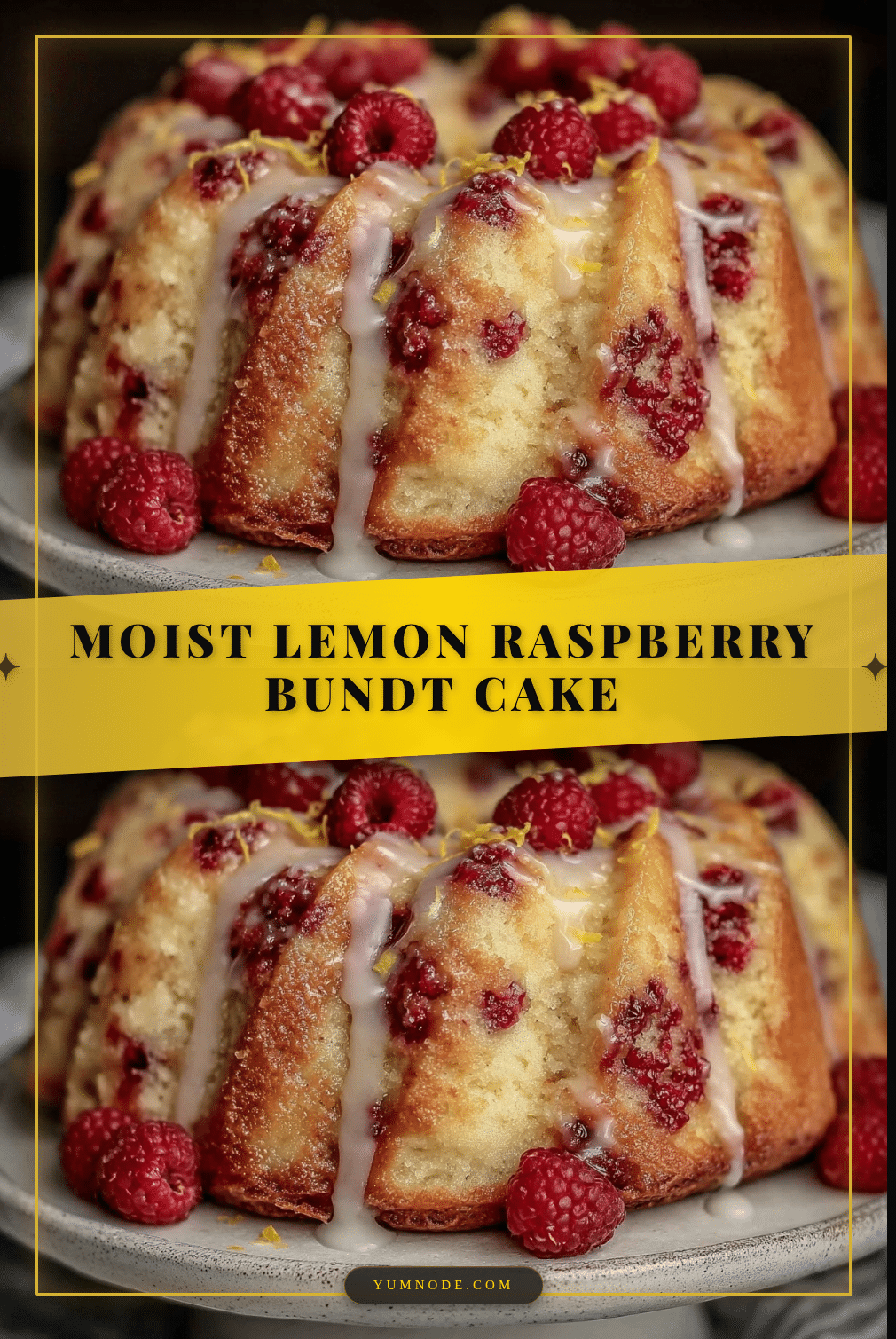 lemon raspberry bundt cake recipe