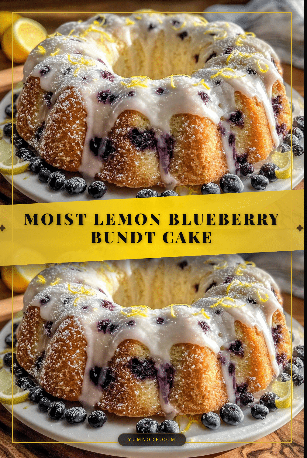 moist lemon blueberry bundt cake recipe