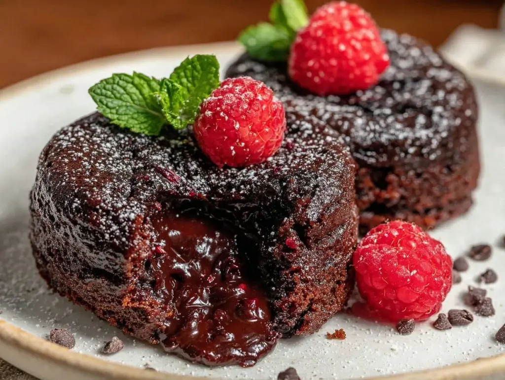 molten lava cakes for two - featured image