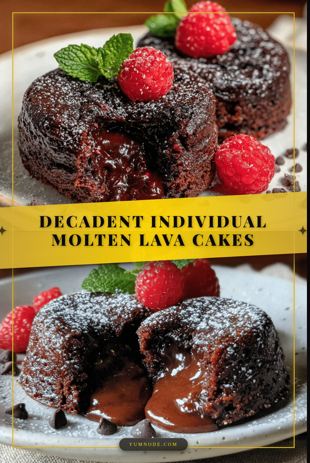 molten lava cakes for two recipe