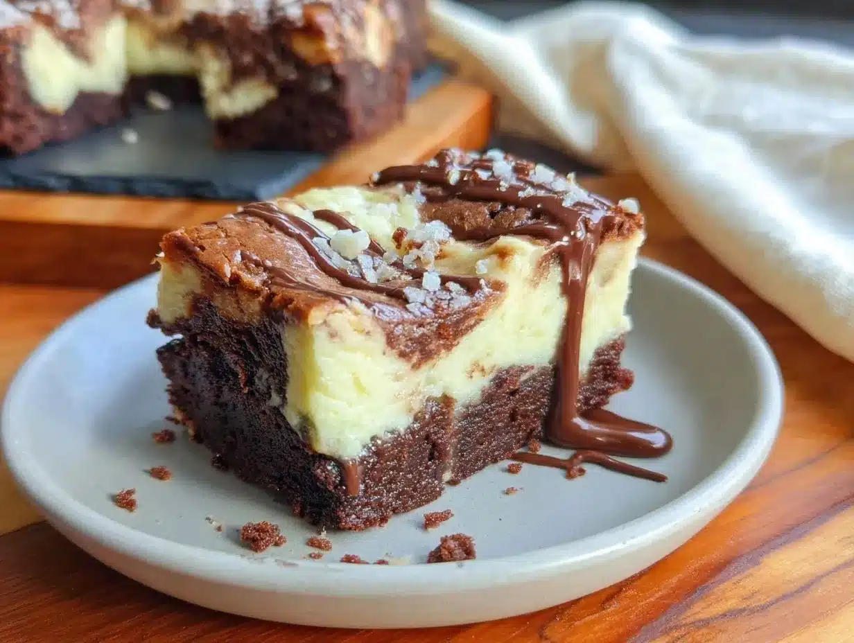 Nutella Swirl Cheesecake Brownies preparation steps