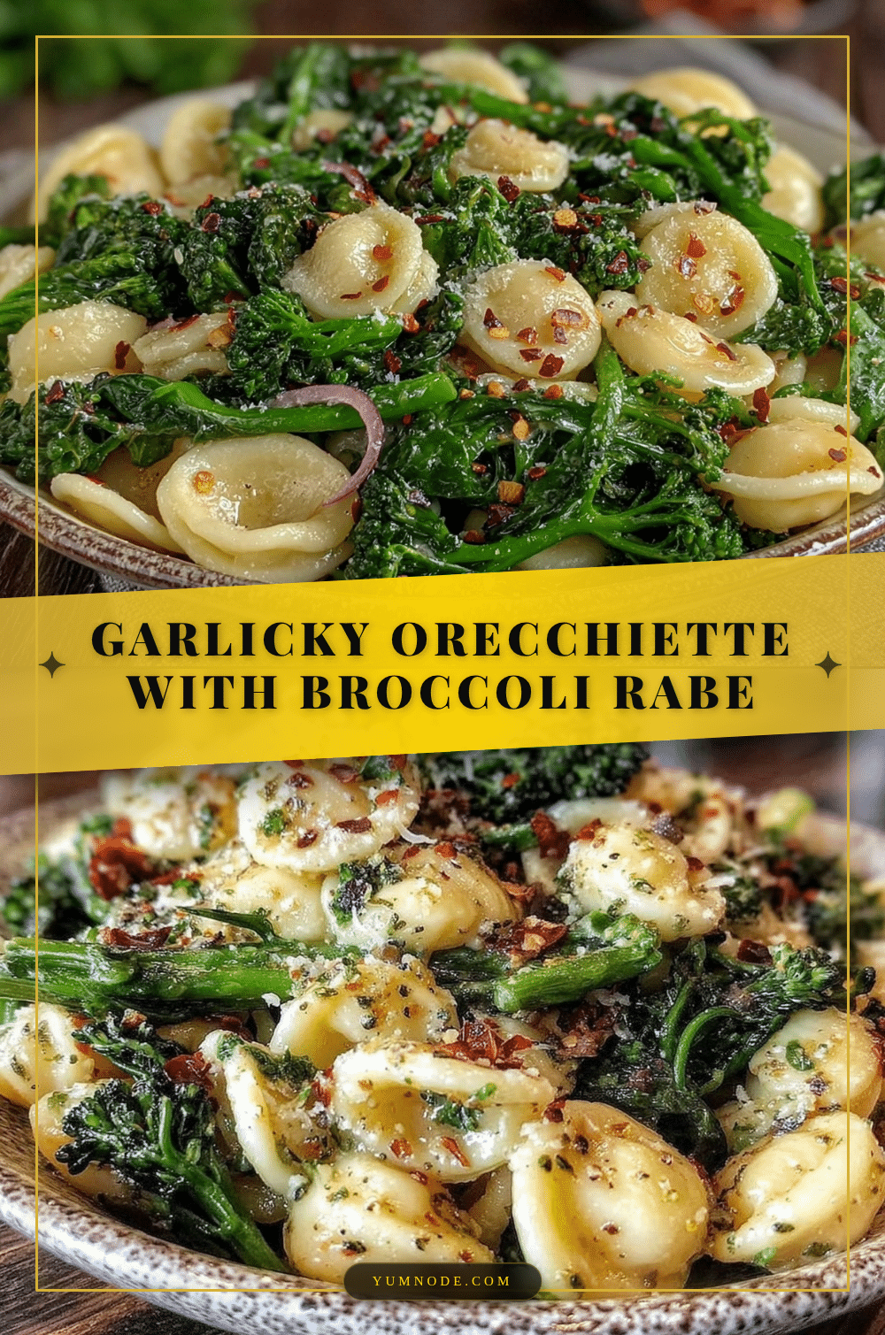 orecchiette with broccoli rabe and garlic recipe
