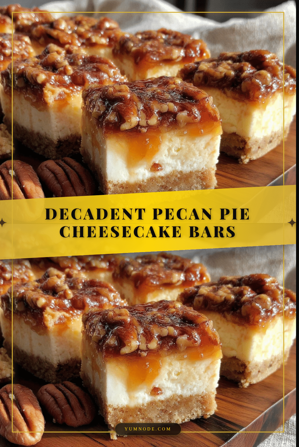 pecan pie cheesecake bars recipe