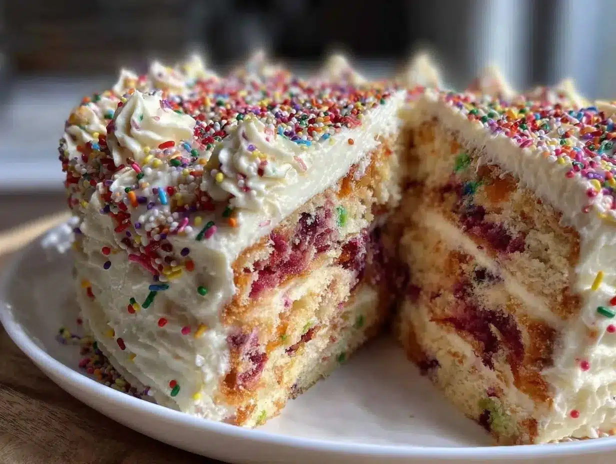 perfect funfetti cake preparation steps