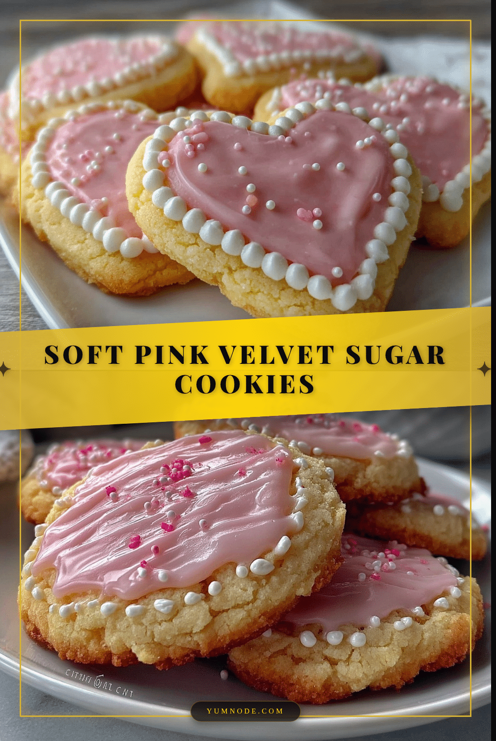 pink velvet sugar cookies recipe