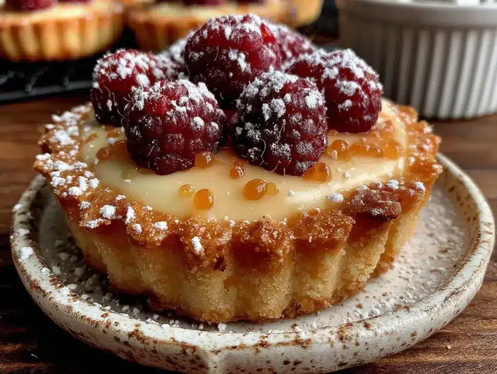 raspberry lemon cream tart - featured image