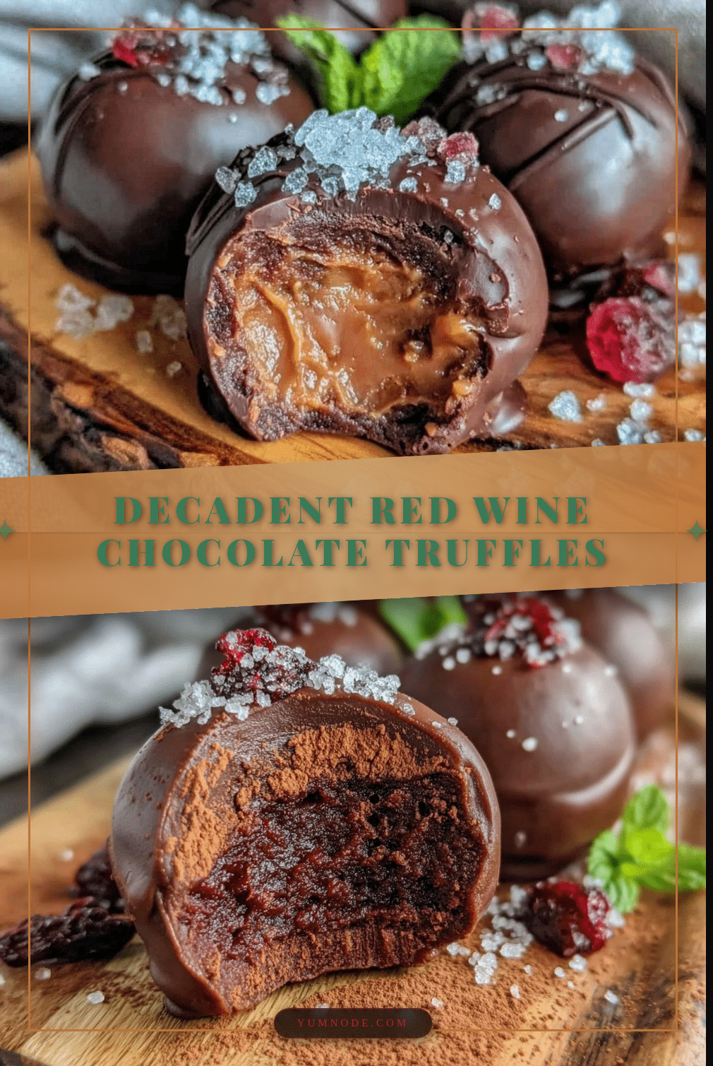 red wine chocolate truffles recipe