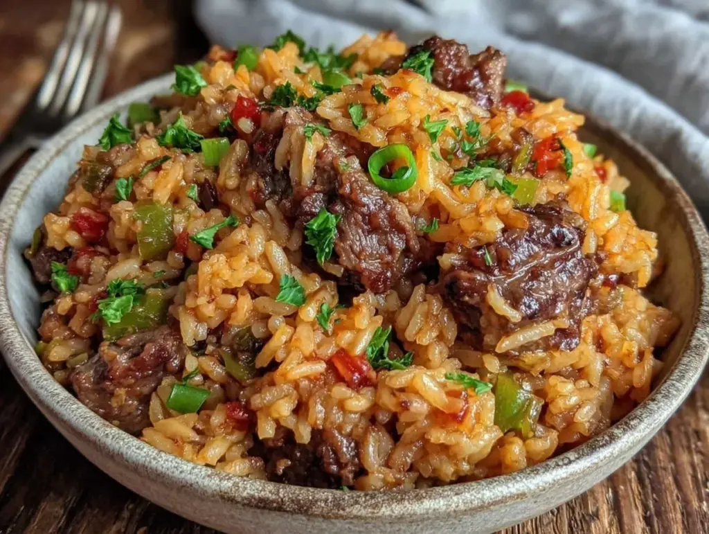 savory dirty rice - featured image