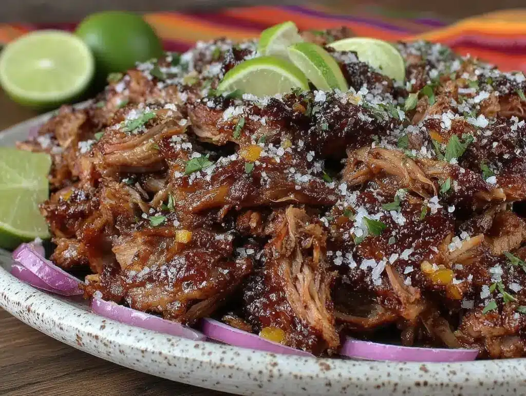 slow cooker carnitas - featured image