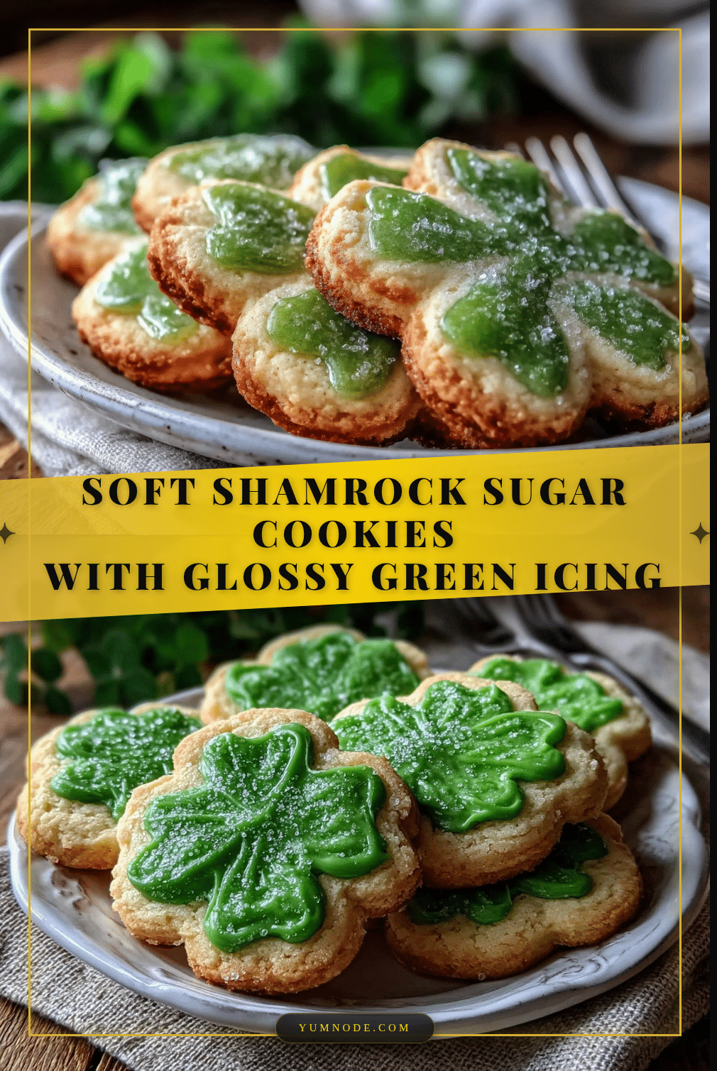 soft shamrock sugar cookies recipe