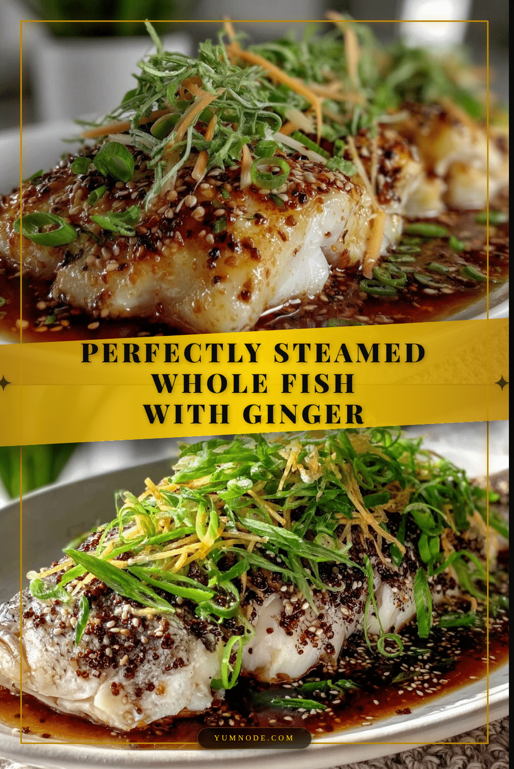 steamed whole fish with ginger and scallions recipe