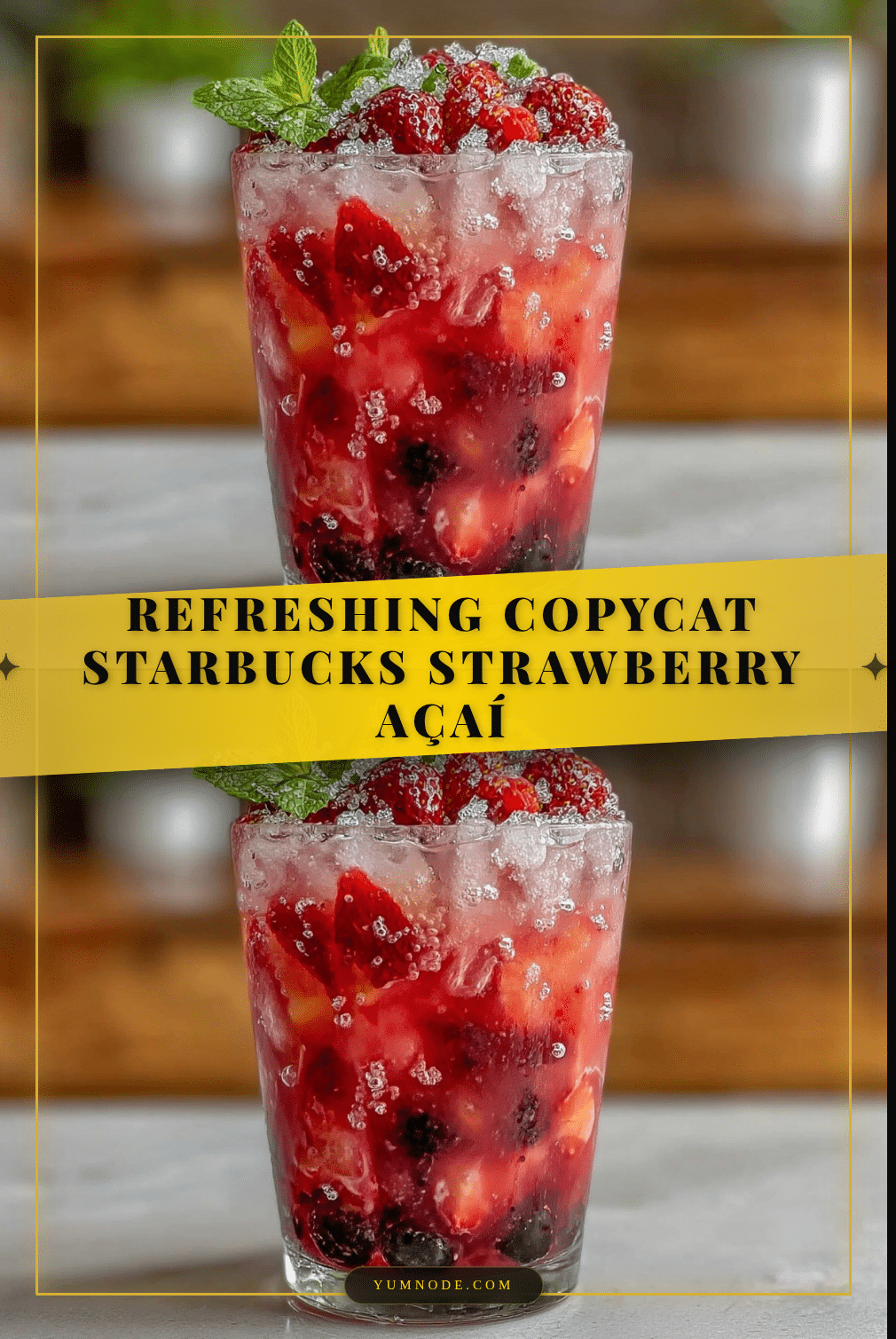 Strawberry Açaí Refresher recipe