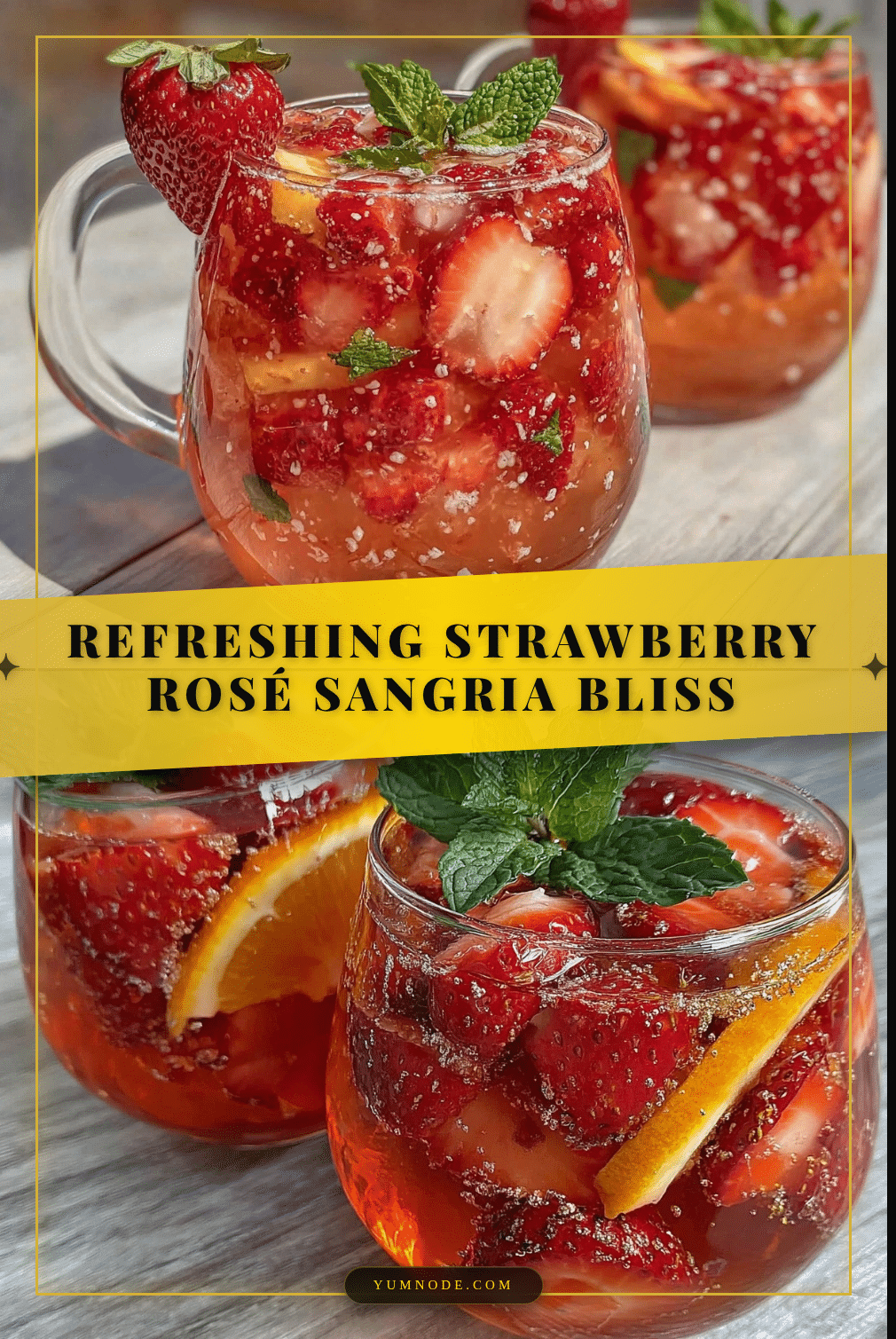 strawberry rosé sangria recipe