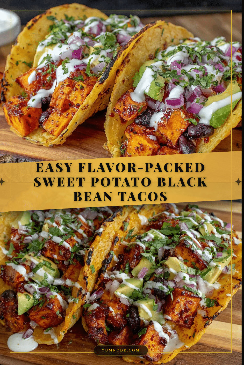 sweet potato and black bean tacos recipe