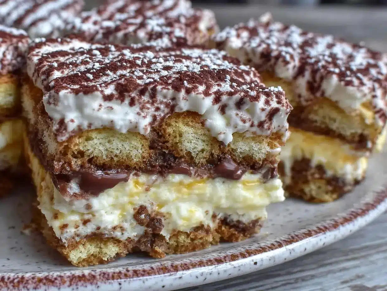 tiramisu icebox cake preparation steps