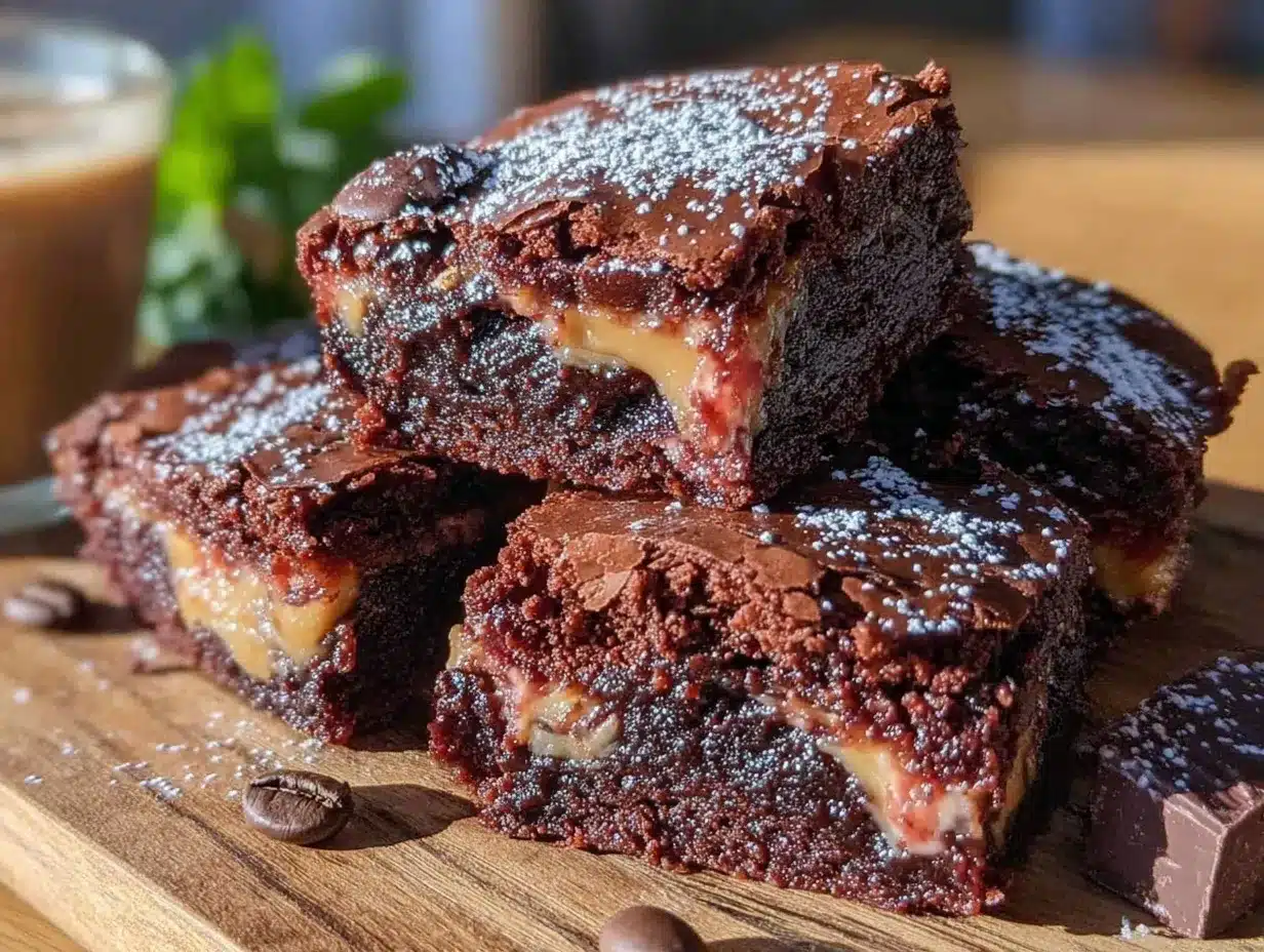 baileys irish cream brownies preparation steps