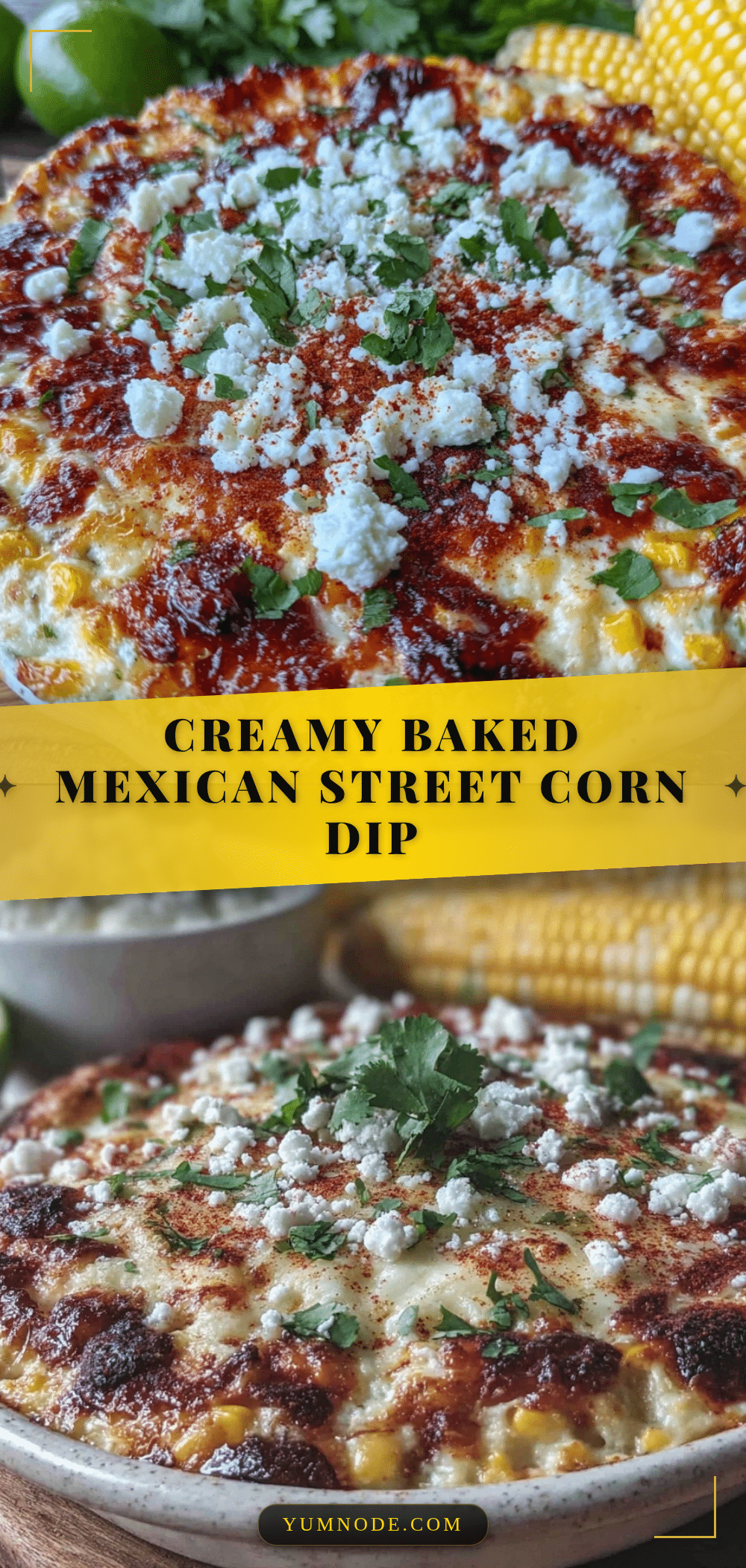 baked mexican street corn dip recipe