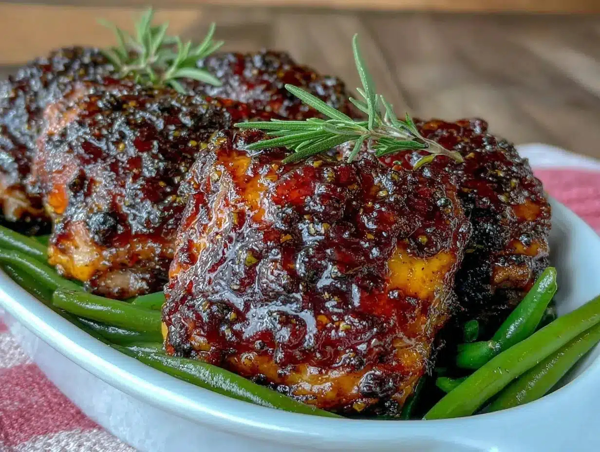 balsamic glazed chicken thighs preparation steps