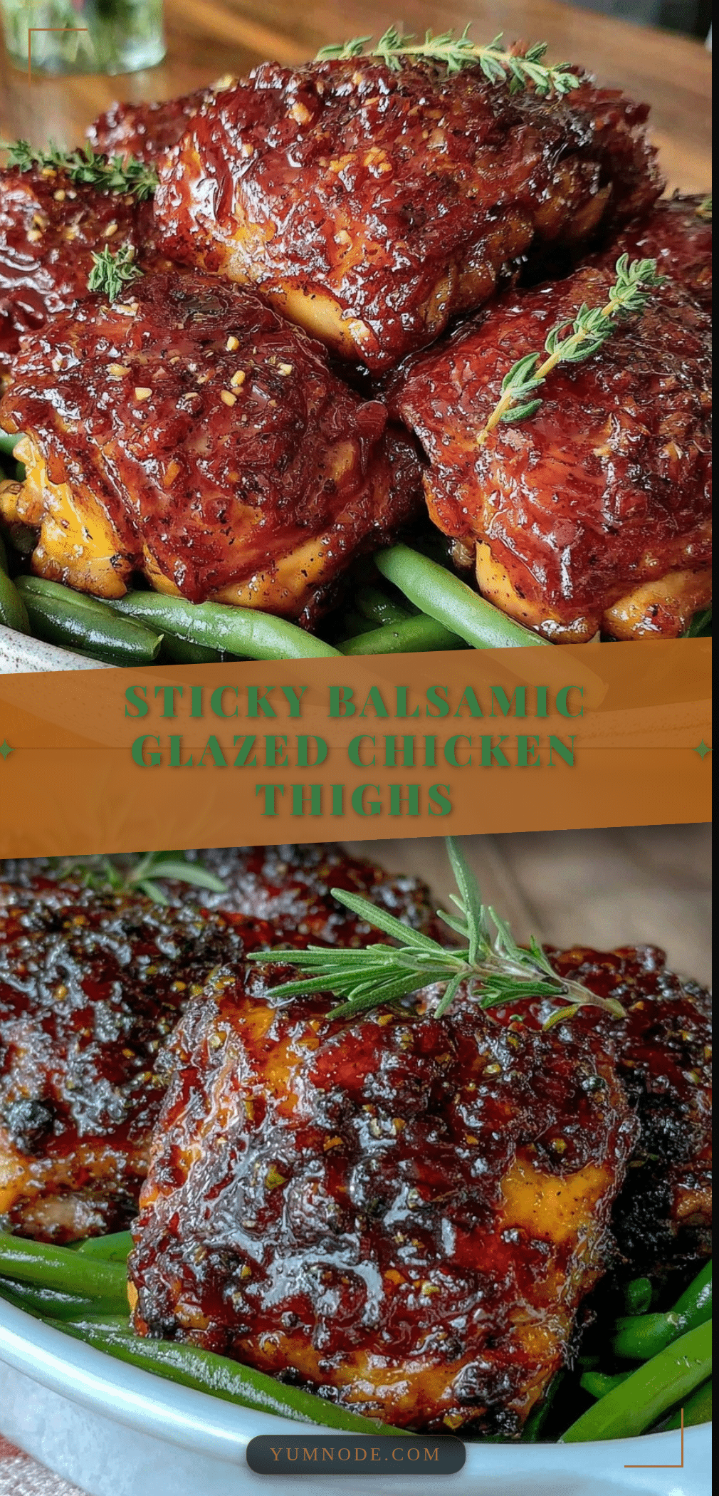 balsamic glazed chicken thighs recipe