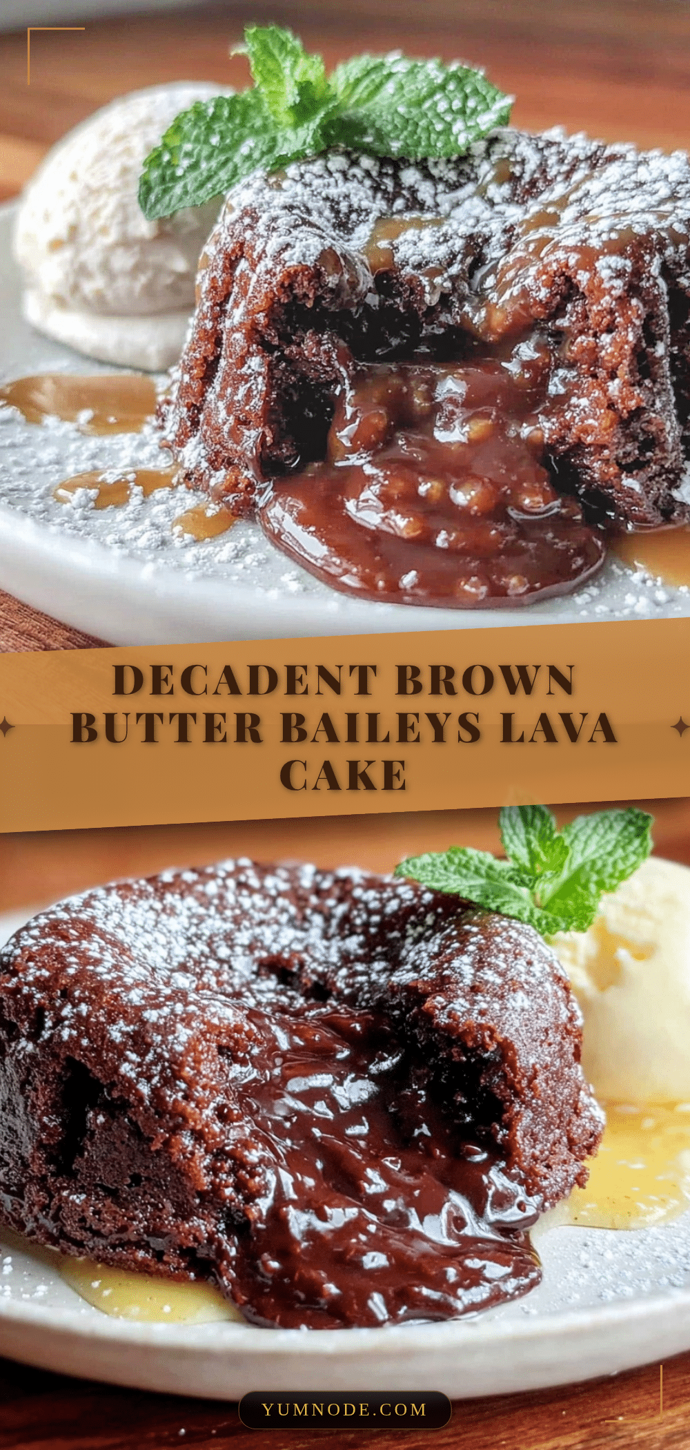brown butter baileys irish chocolate lava cake recipe
