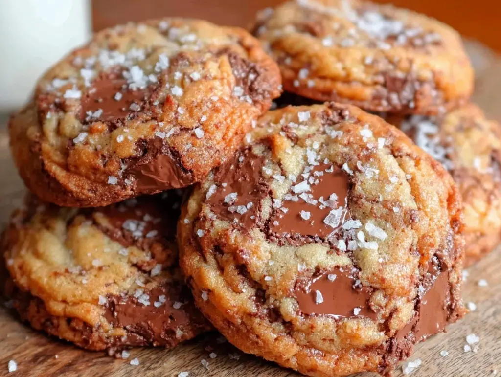 brown butter chocolate chip cookies - featured image