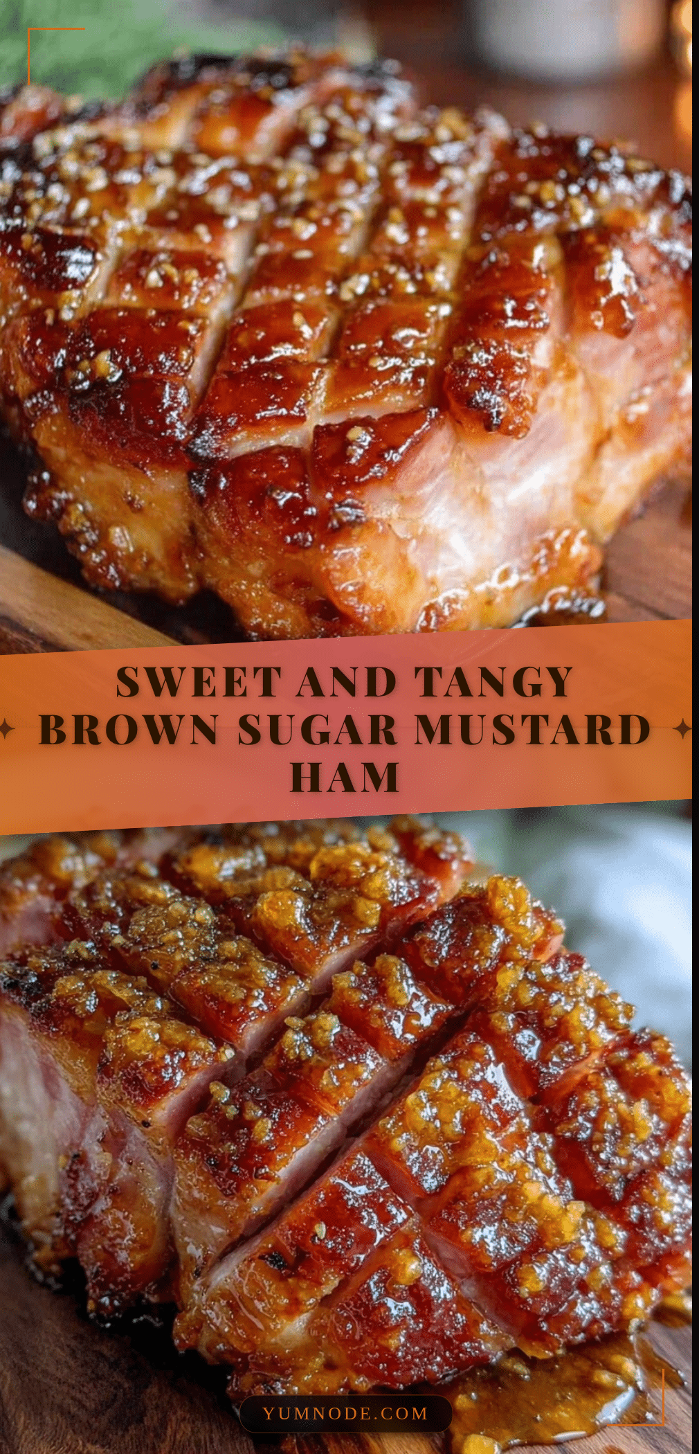 brown sugar mustard glazed ham recipe
