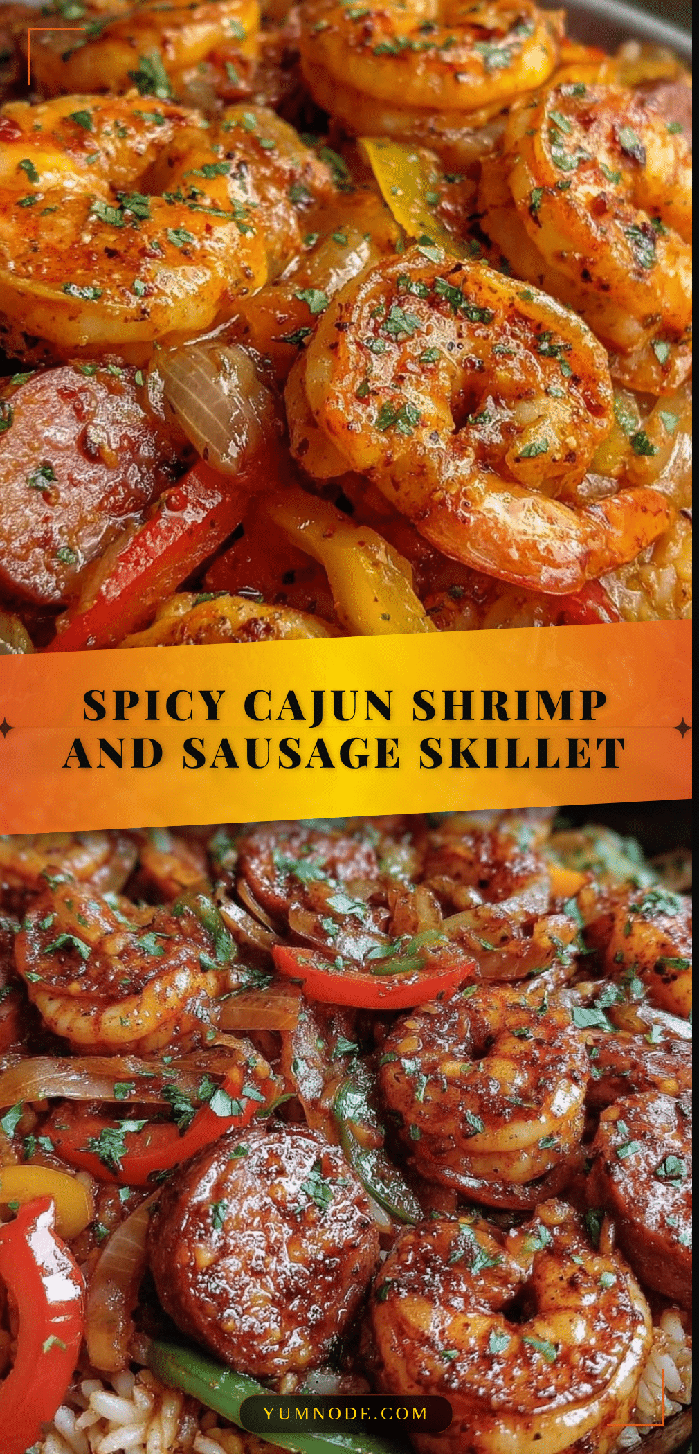 Cajun shrimp and sausage skillet recipe