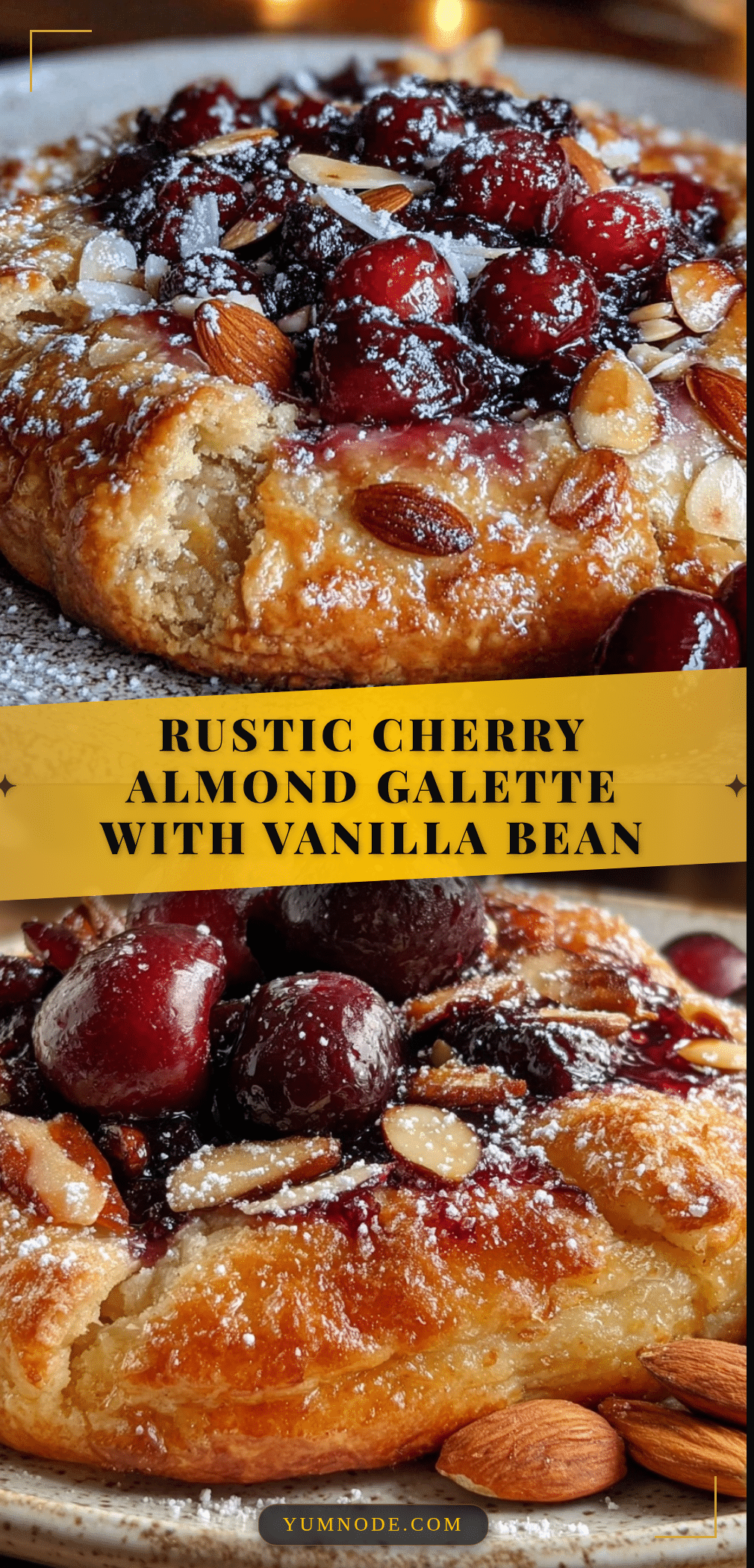 cherry almond galette recipe