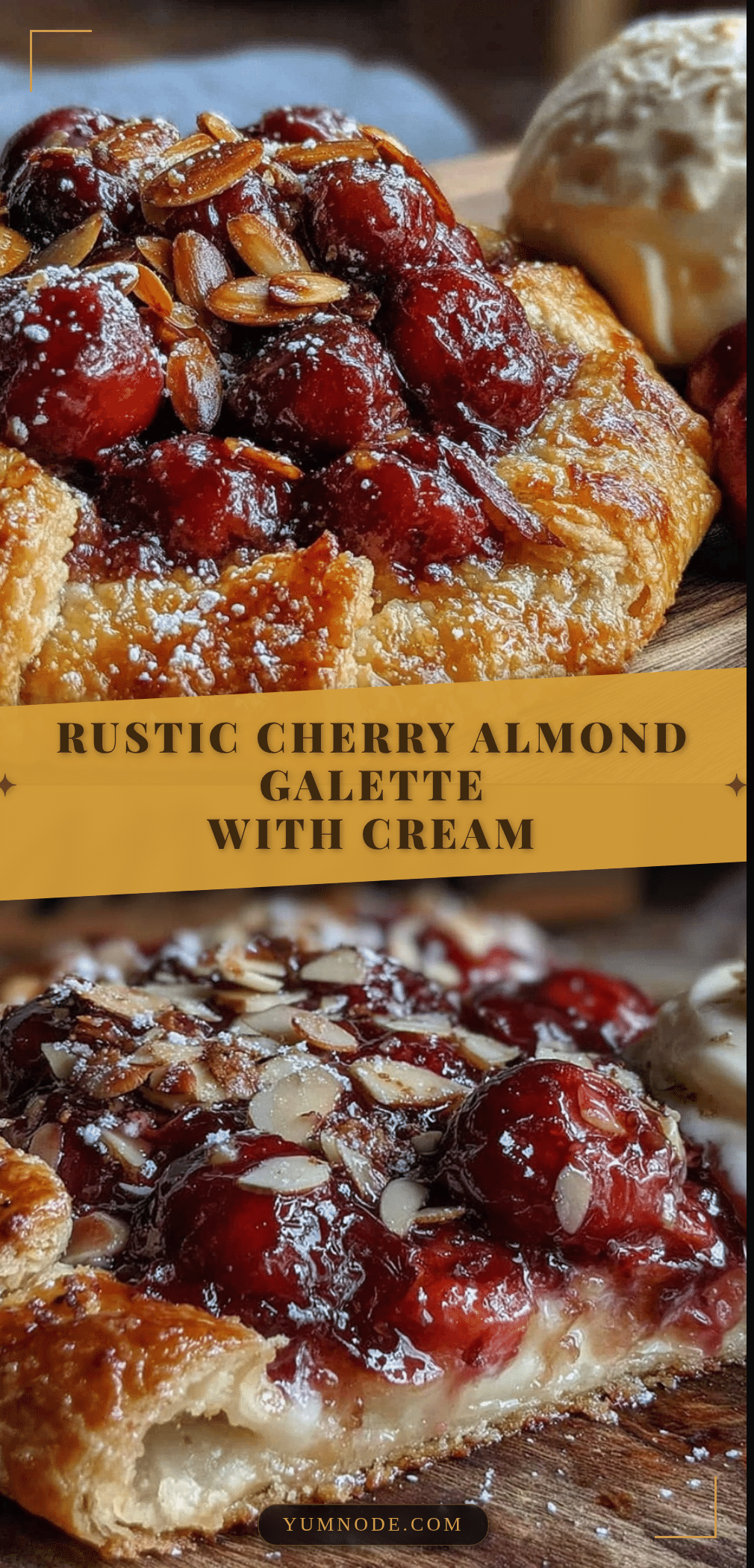 cherry almond galette recipe
