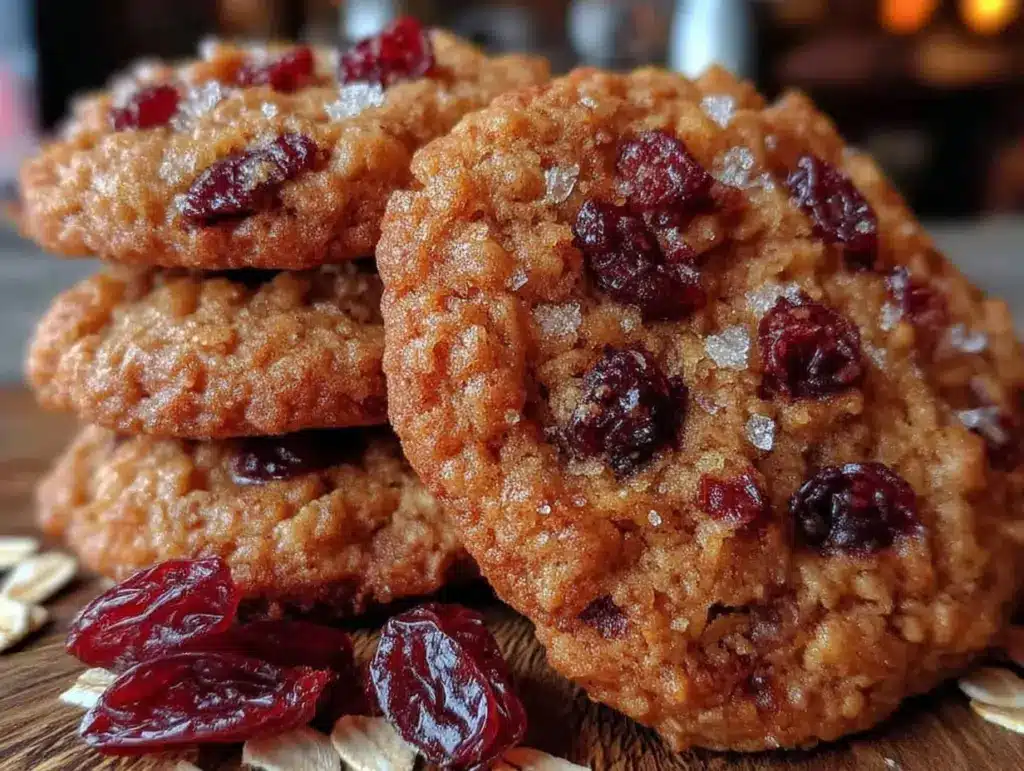 chewy oatmeal raisin cookies - featured image