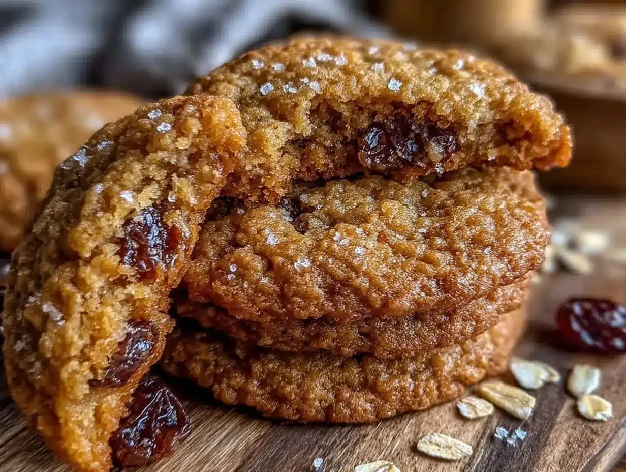 chewy oatmeal raisin cookies preparation steps