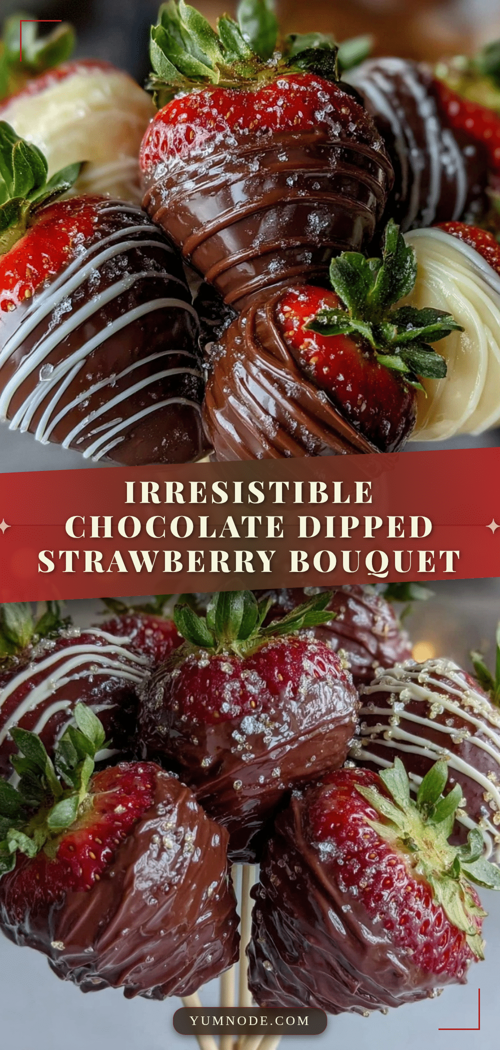 chocolate dipped strawberry bouquet recipe