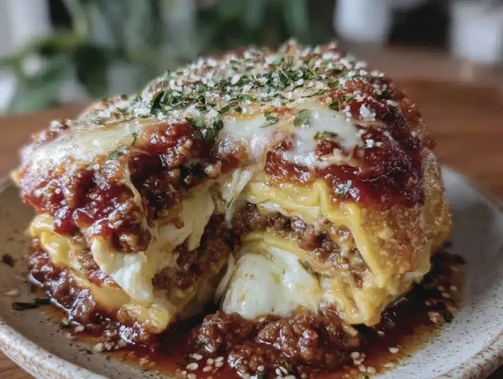 classic beef lasagna - featured image