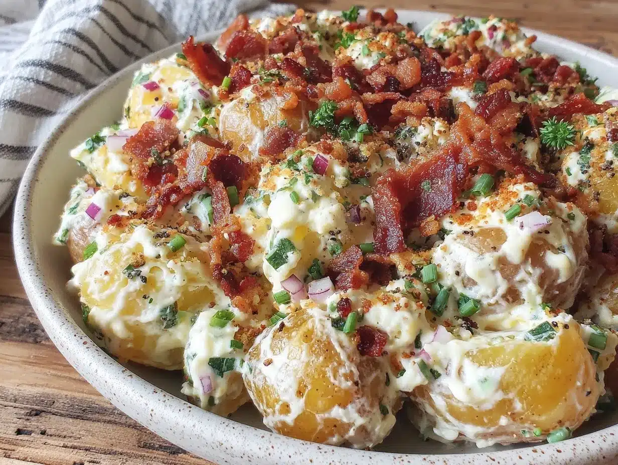 classic creamy potato salad preparation steps