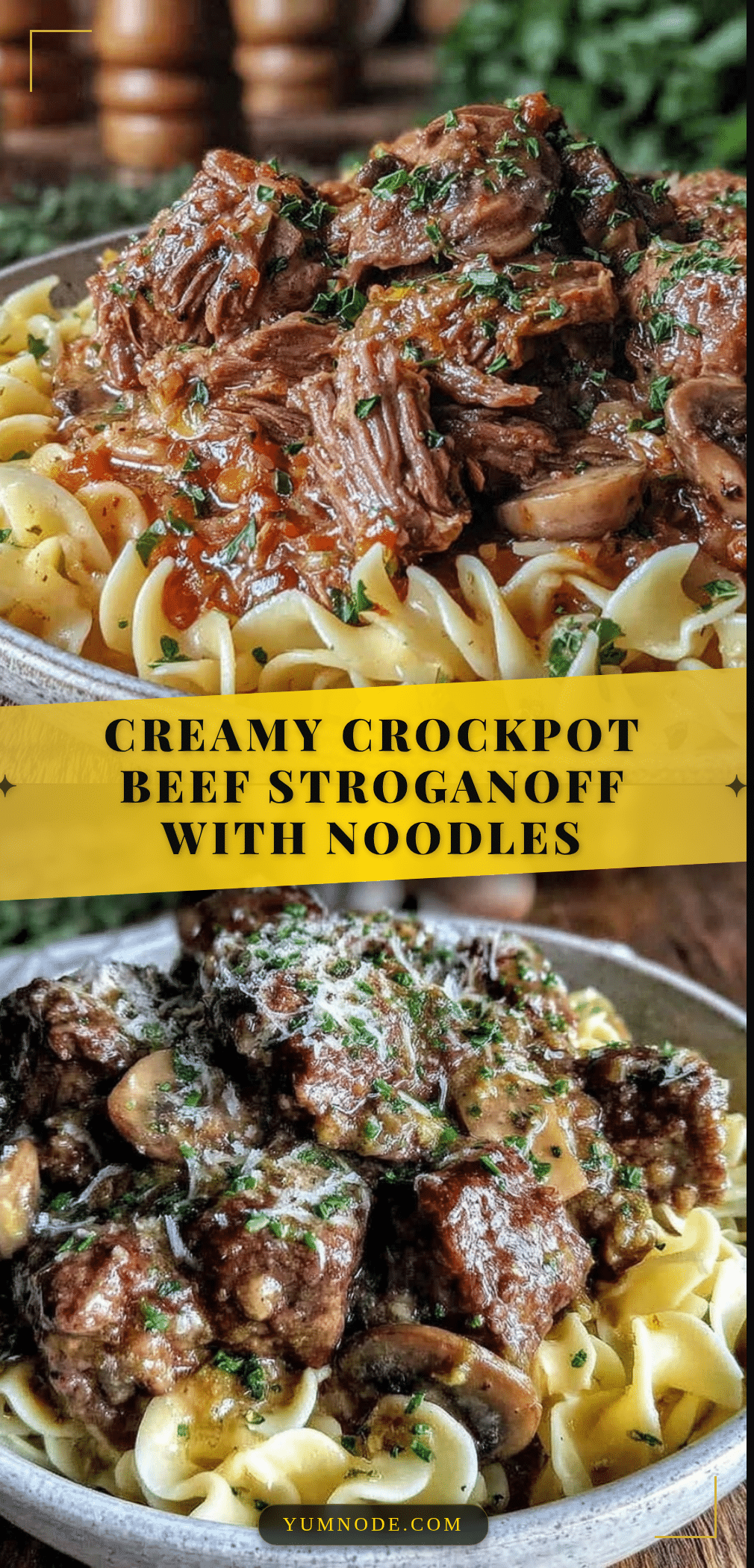 cozy crockpot beef stroganoff recipe