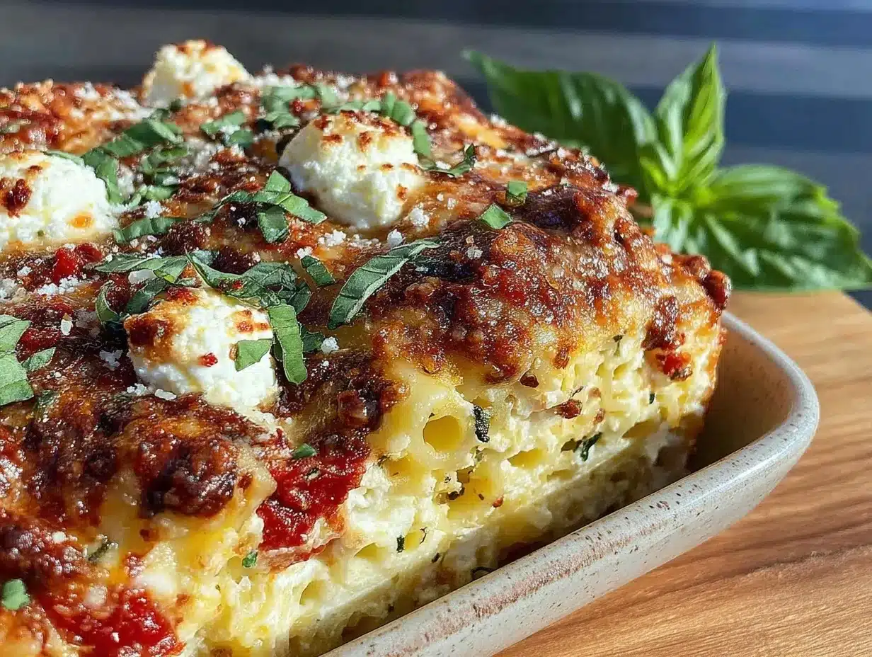 creamy baked ziti preparation steps