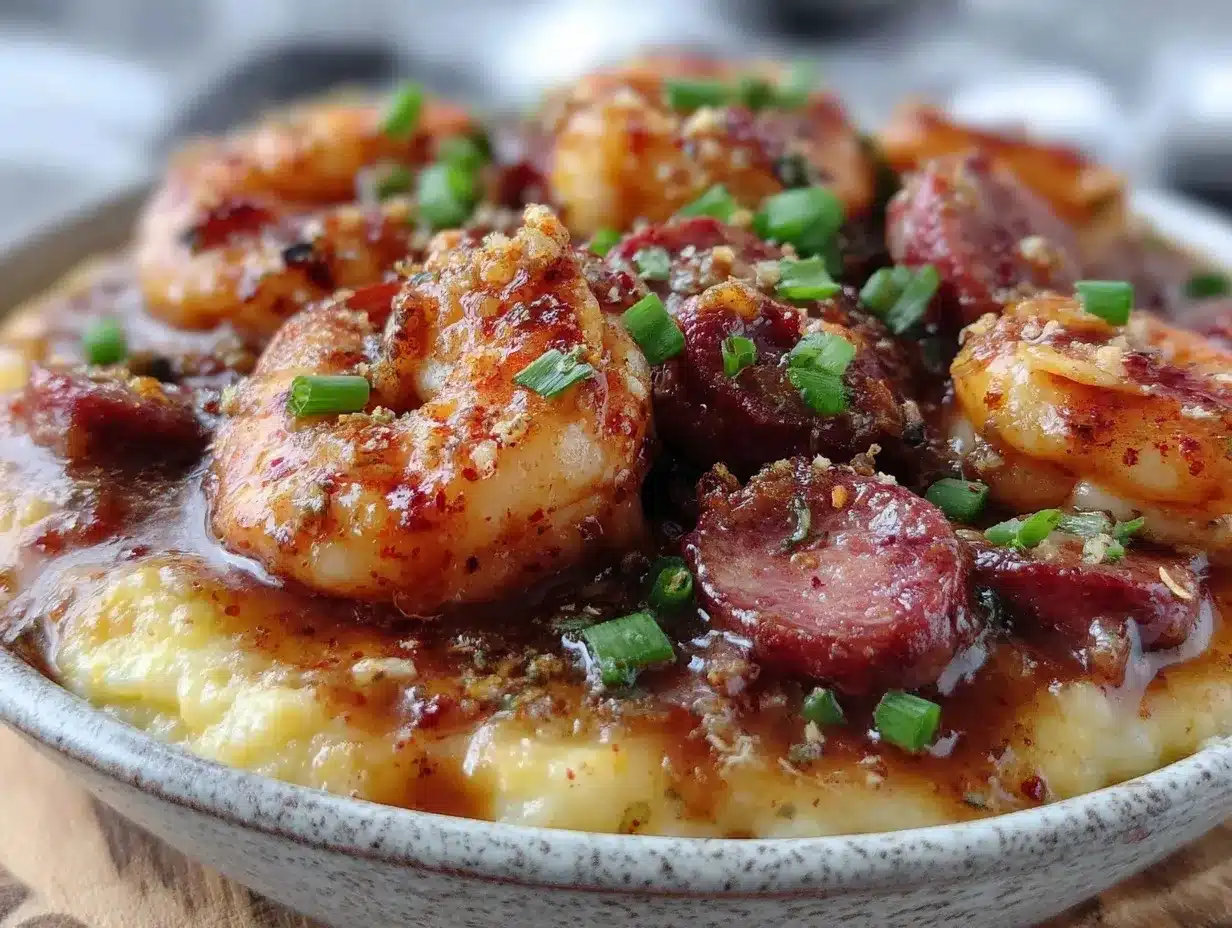 creamy cajun shrimp and grits preparation steps