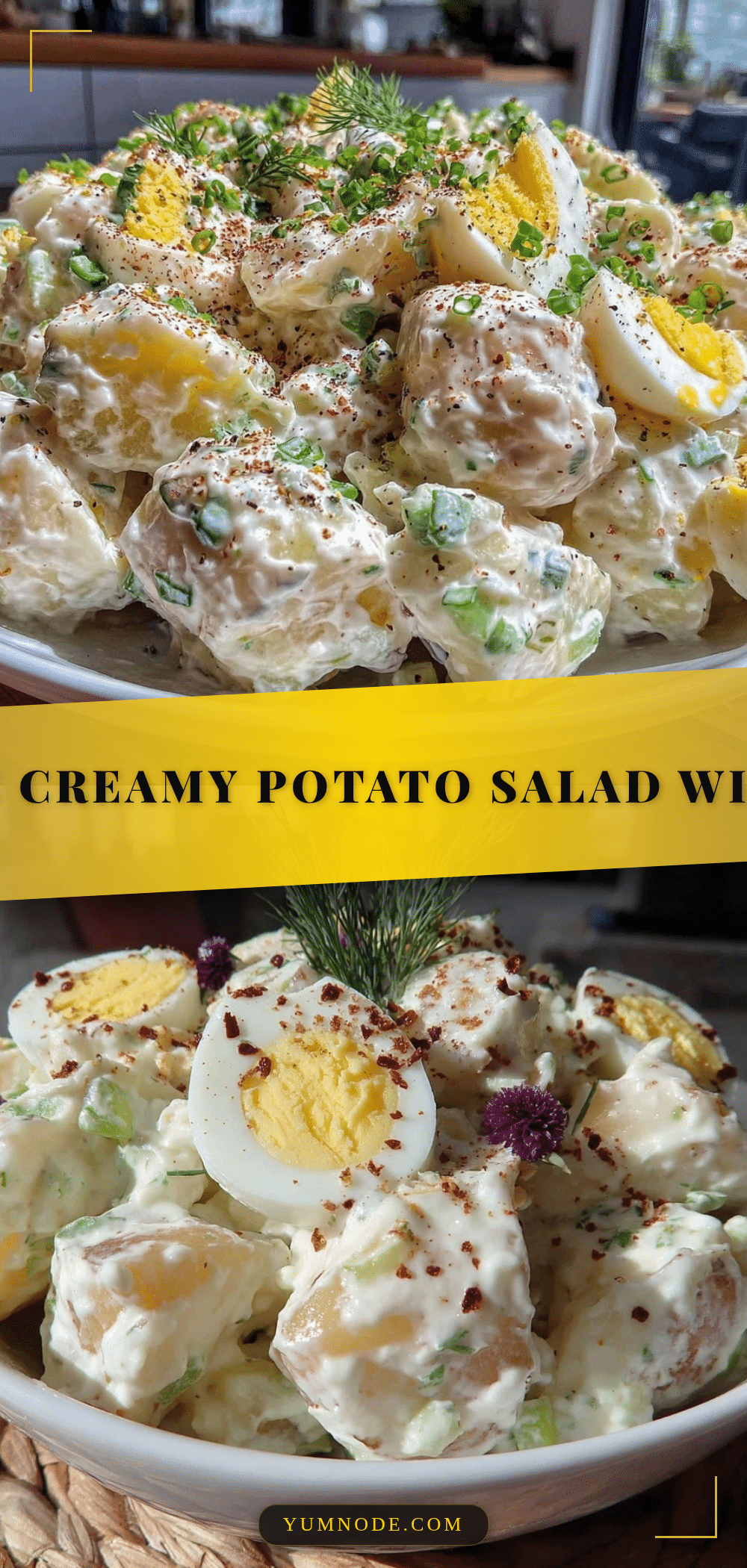 creamy classic potato salad with dill and eggs recipe
