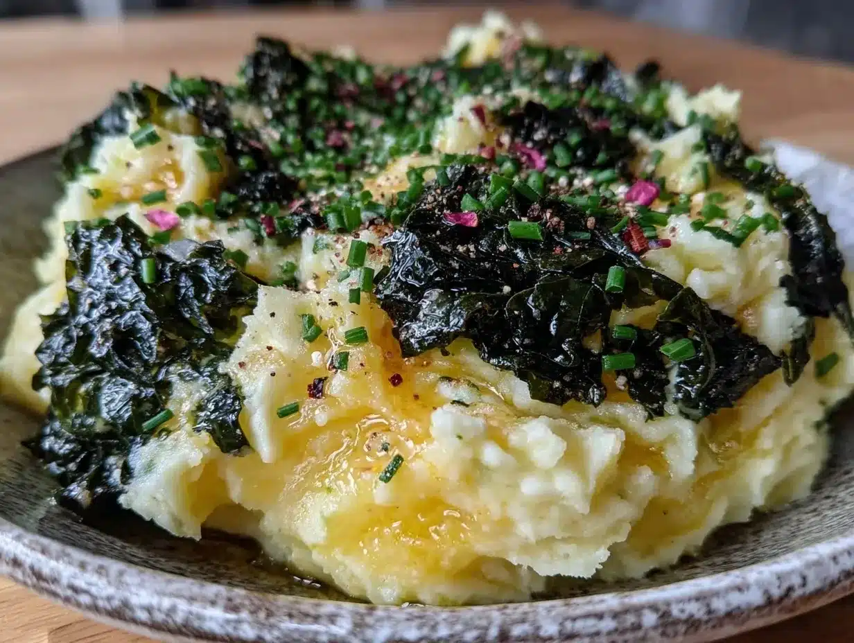 creamy colcannon mashed potatoes with kale preparation steps