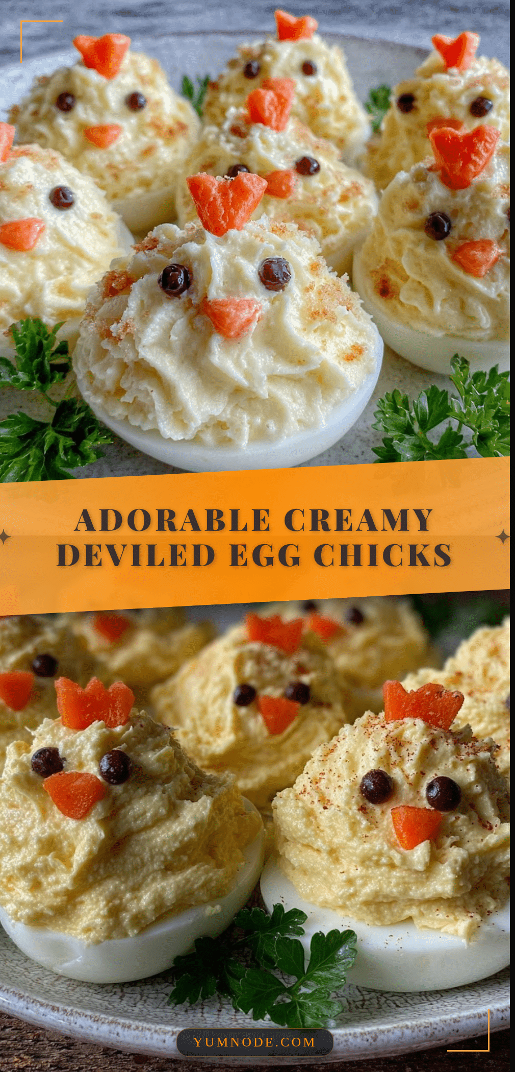 creamy deviled egg chicks recipe