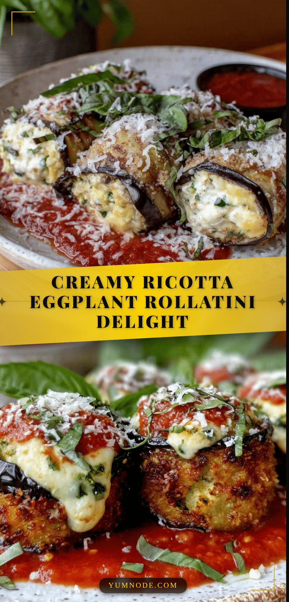 creamy eggplant rollatini recipe