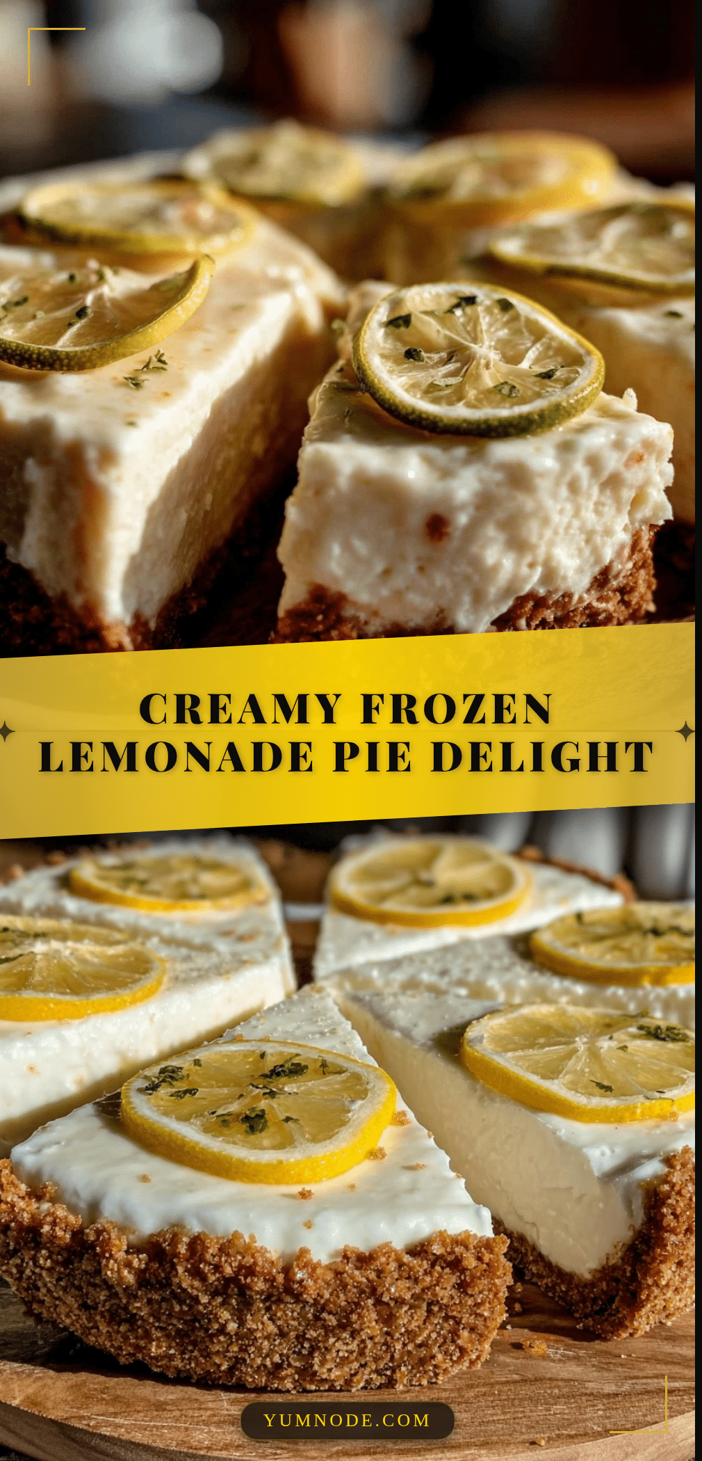 creamy frozen lemonade pie recipe
