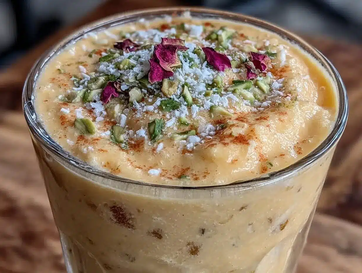 creamy frozen mango lassi preparation steps