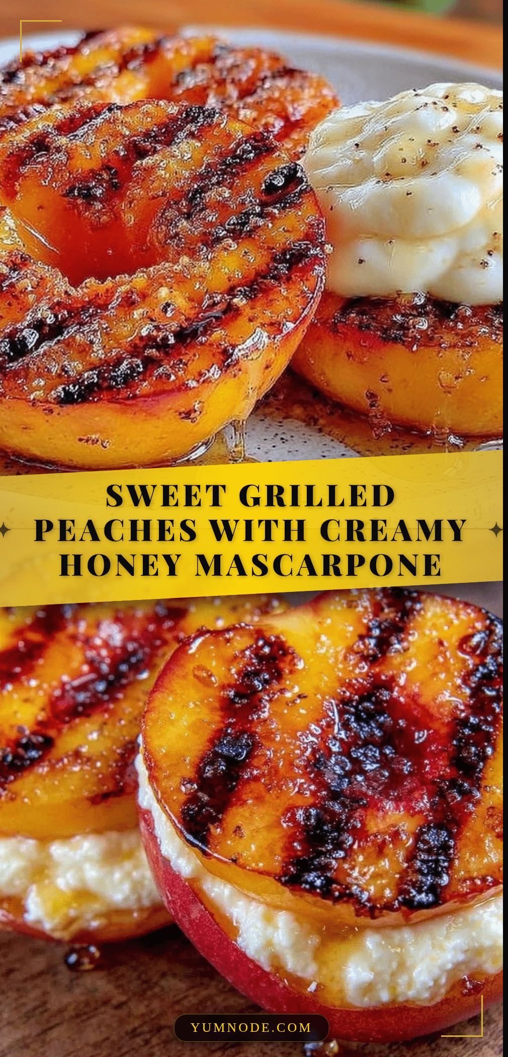 creamy grilled peaches recipe recipe